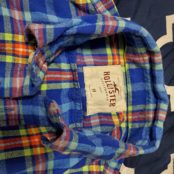 Hollister flannel with H&M joggers - Picture 3 of 4